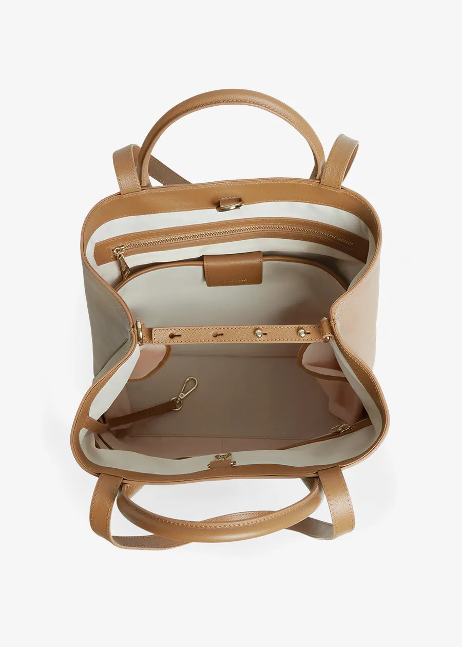 Mila Shopper Tote (Leather)