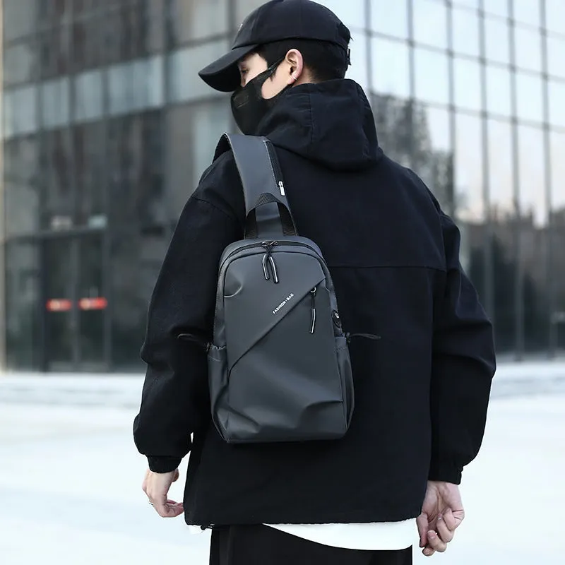 Multifunctional Crossbody Chest Bag | Stylish and Practical Shoulder Backpack for Everyday Use (Black)