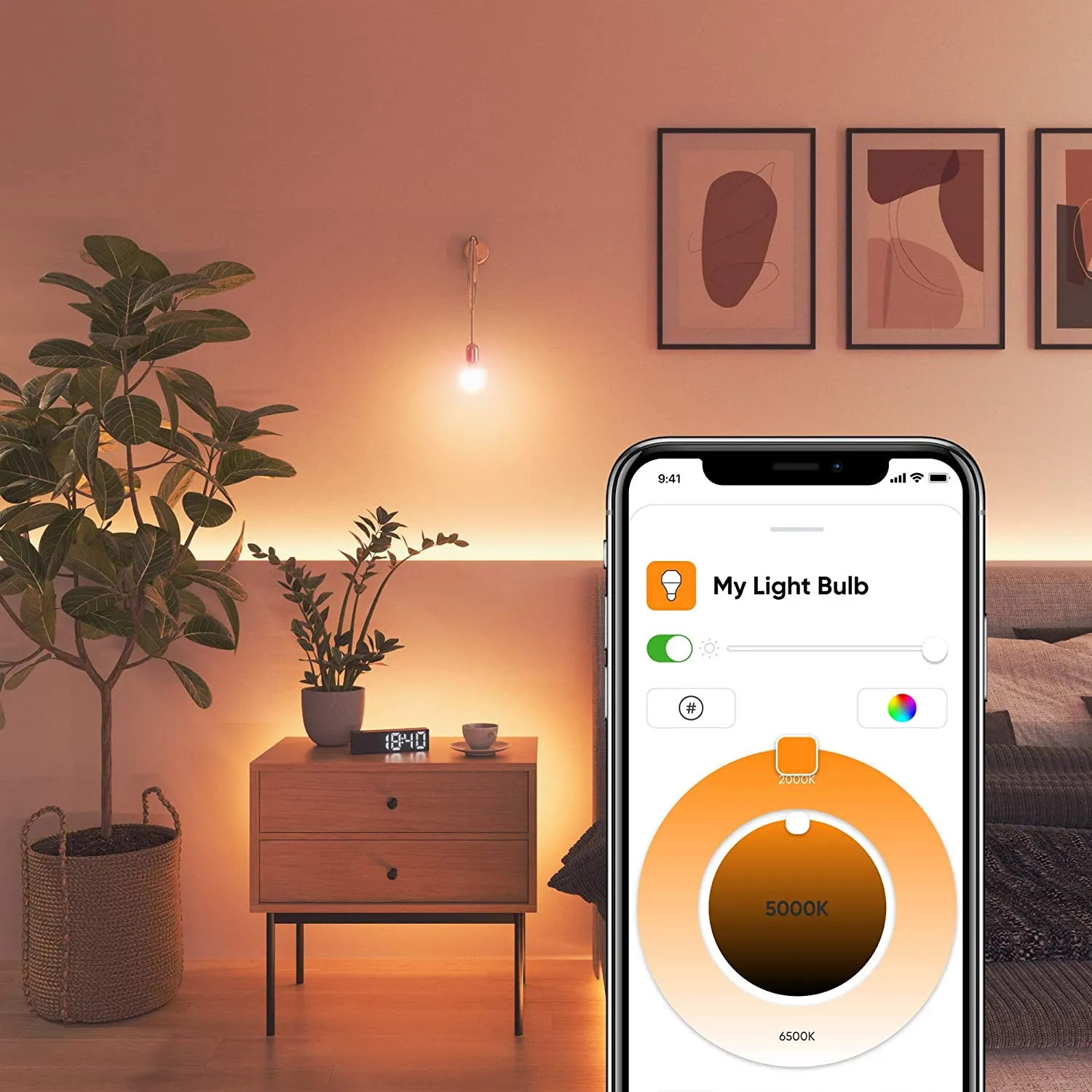 NANOLEAF Essentials Smart Bulb A19/A60 Color Changing RGBCW Bluetooth/Thread Enabled - 3 Packs - White