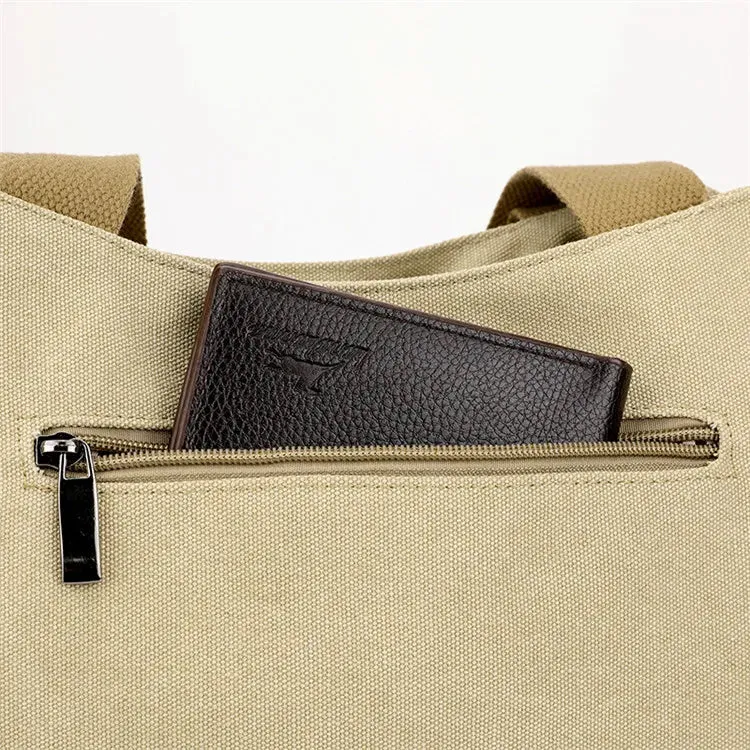 New Women's Canvas Shoulder Bag – Stylish Crossbody and Top-Handle Tote for Everyday Use