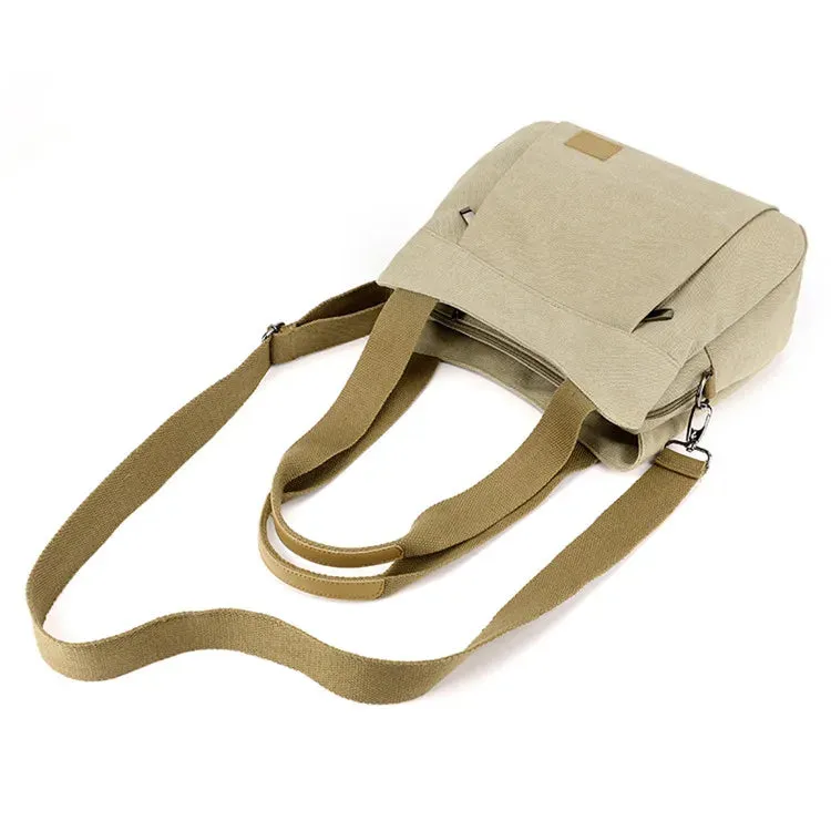 New Women's Canvas Shoulder Bag – Stylish Crossbody and Top-Handle Tote for Everyday Use