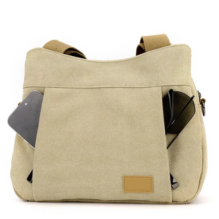 New Women's Canvas Shoulder Bag – Stylish Crossbody and Top-Handle Tote for Everyday Use