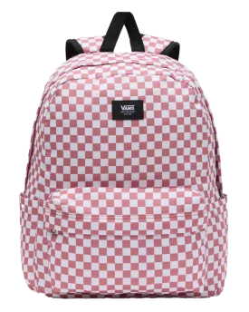 Old Skool Check Backpack in Withered Rose