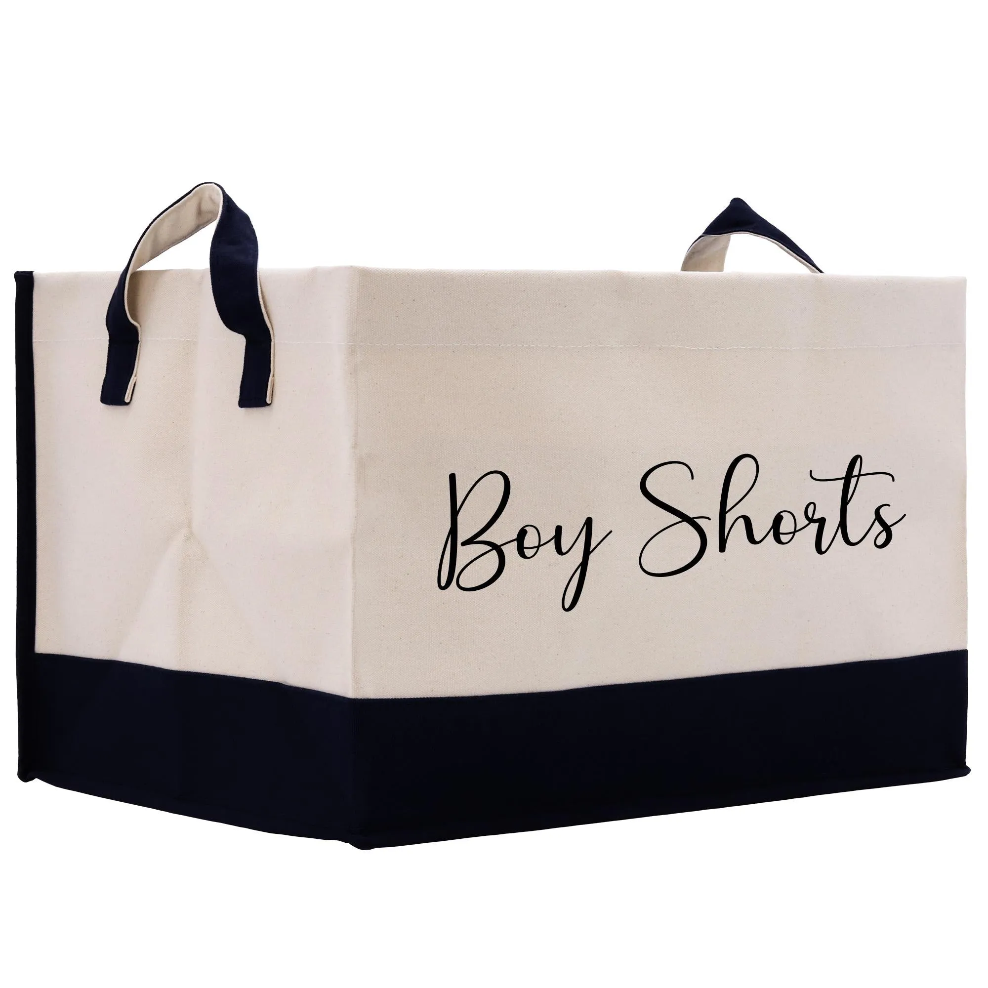 Personalized Storage Canvas Basket Boy Shorts Nursery Storage Towel Storage Cloth Storage Storage Bin Storage Tubs Mudroom Storage (PSB1014)