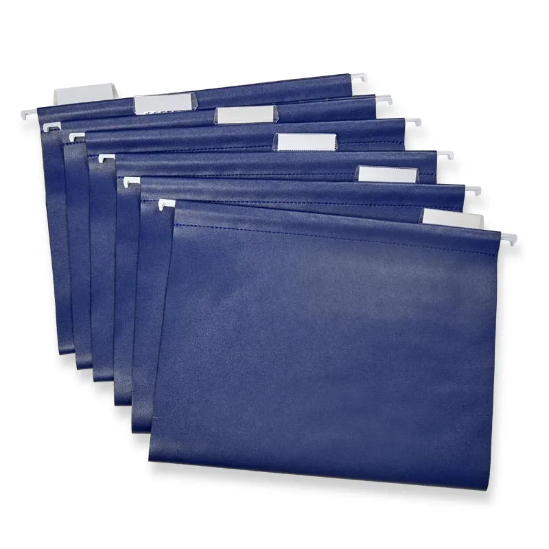 Portable File Tote Office Ensemble with Lid and Folders