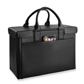 Portable File Tote Office Ensemble with Lid and Folders