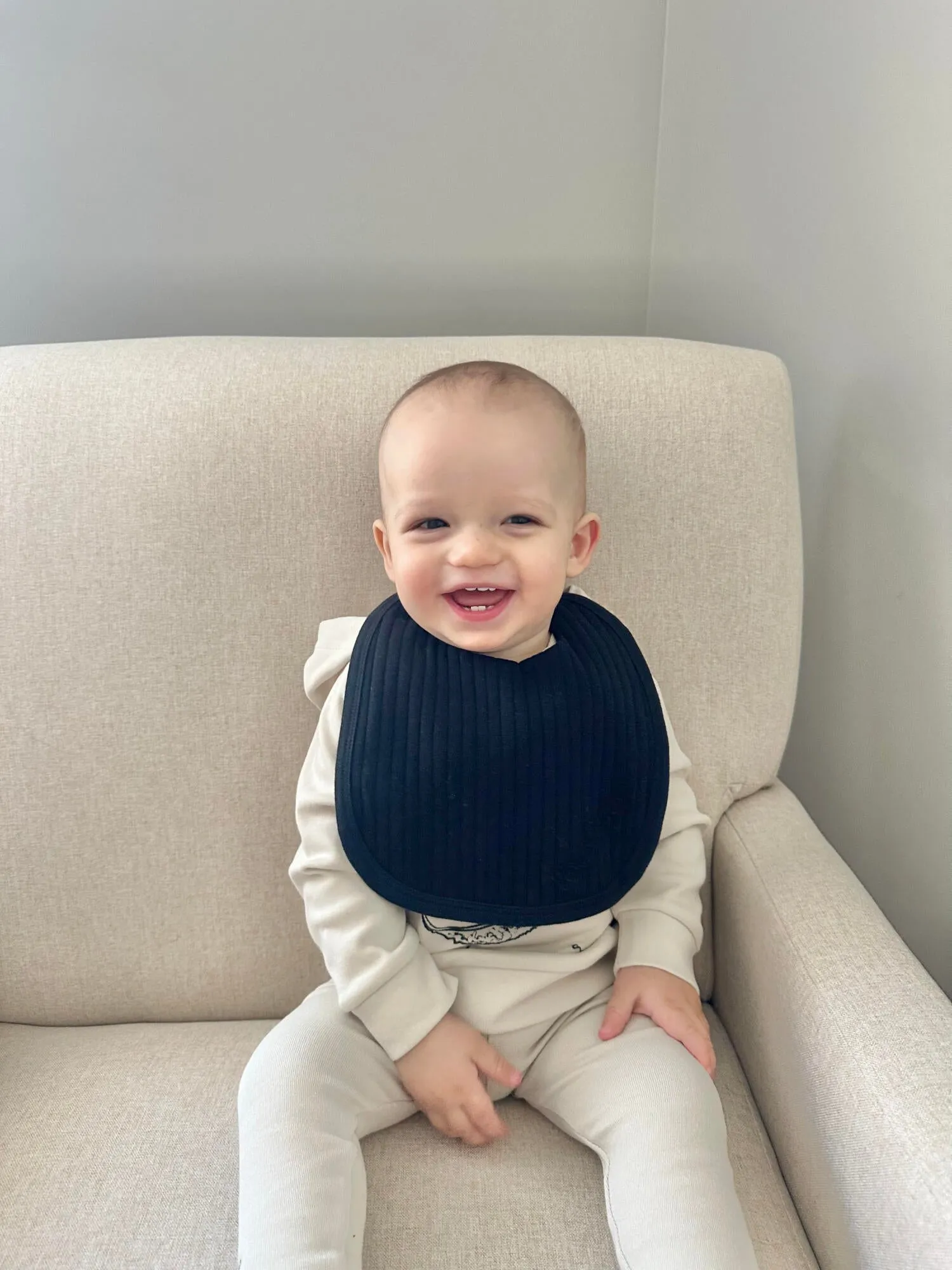 Ribbed Square Bib