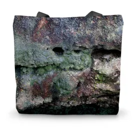 Rock Face Canvas Tote Bag