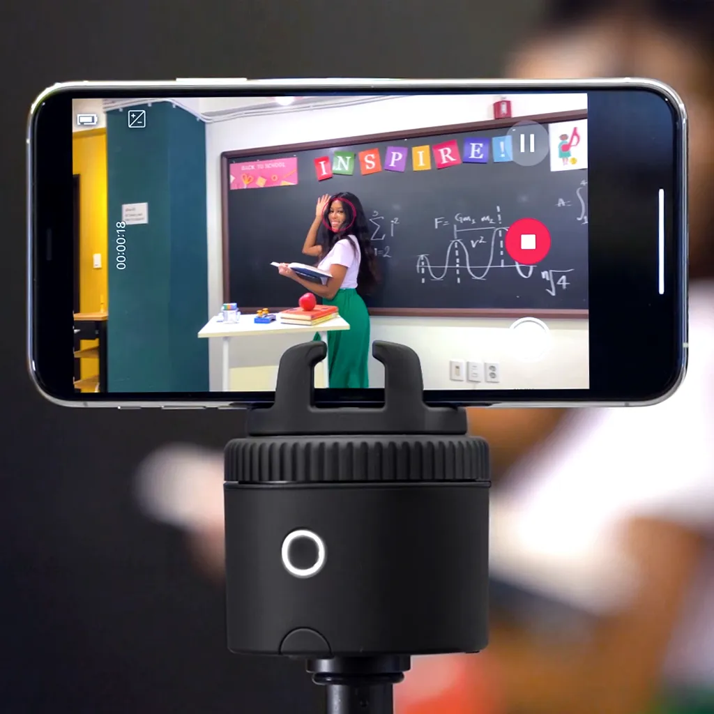 SMARTCAM Fast Auto-Tracking Smartphone Interactive Content Creation Pod - Black