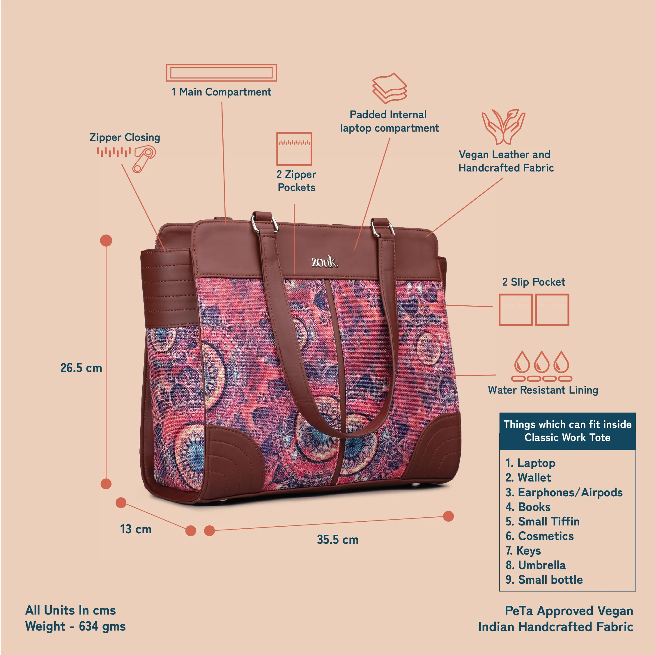 Space Chakra Classic Work Tote