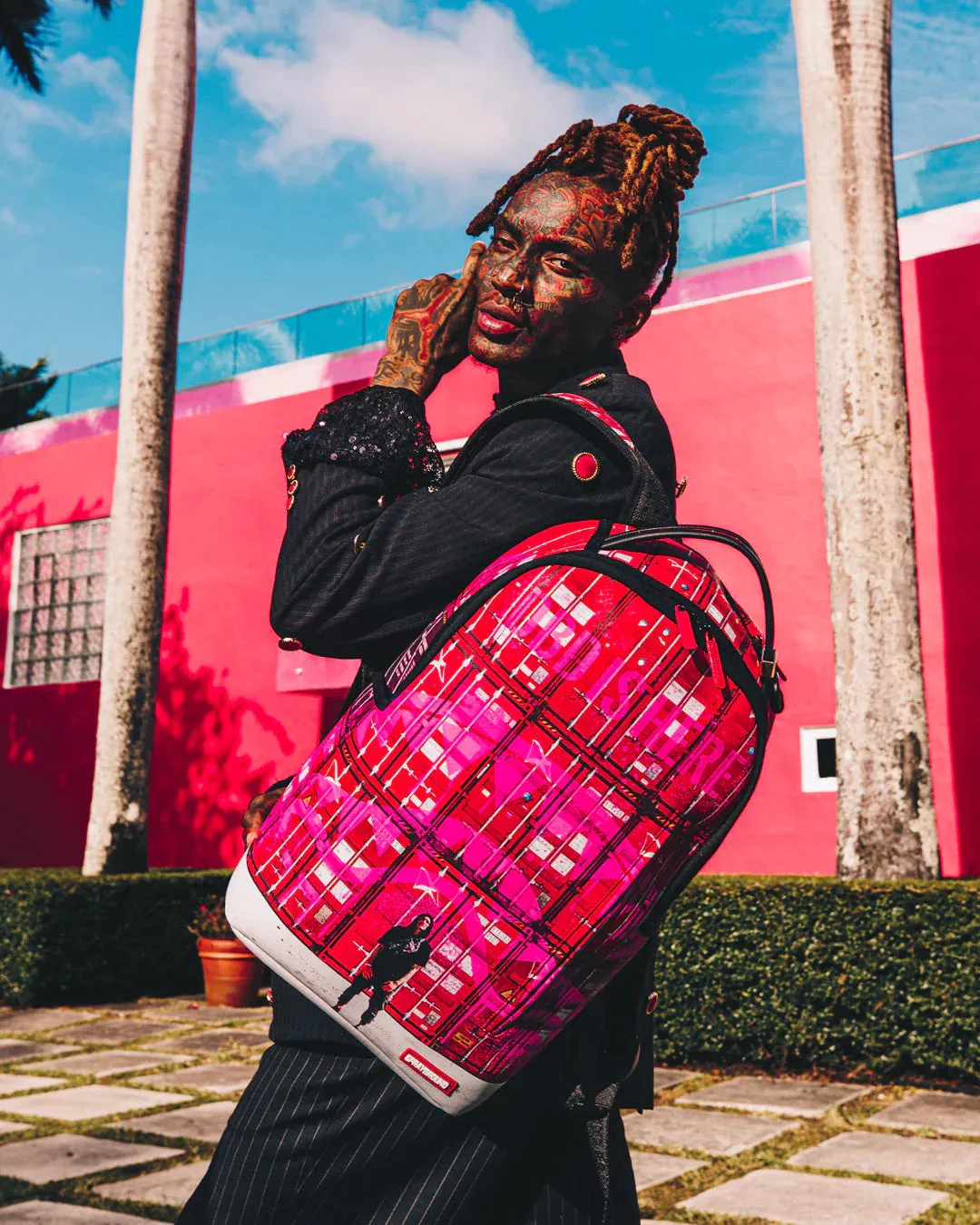 Sprayground Containers Backpack Red
