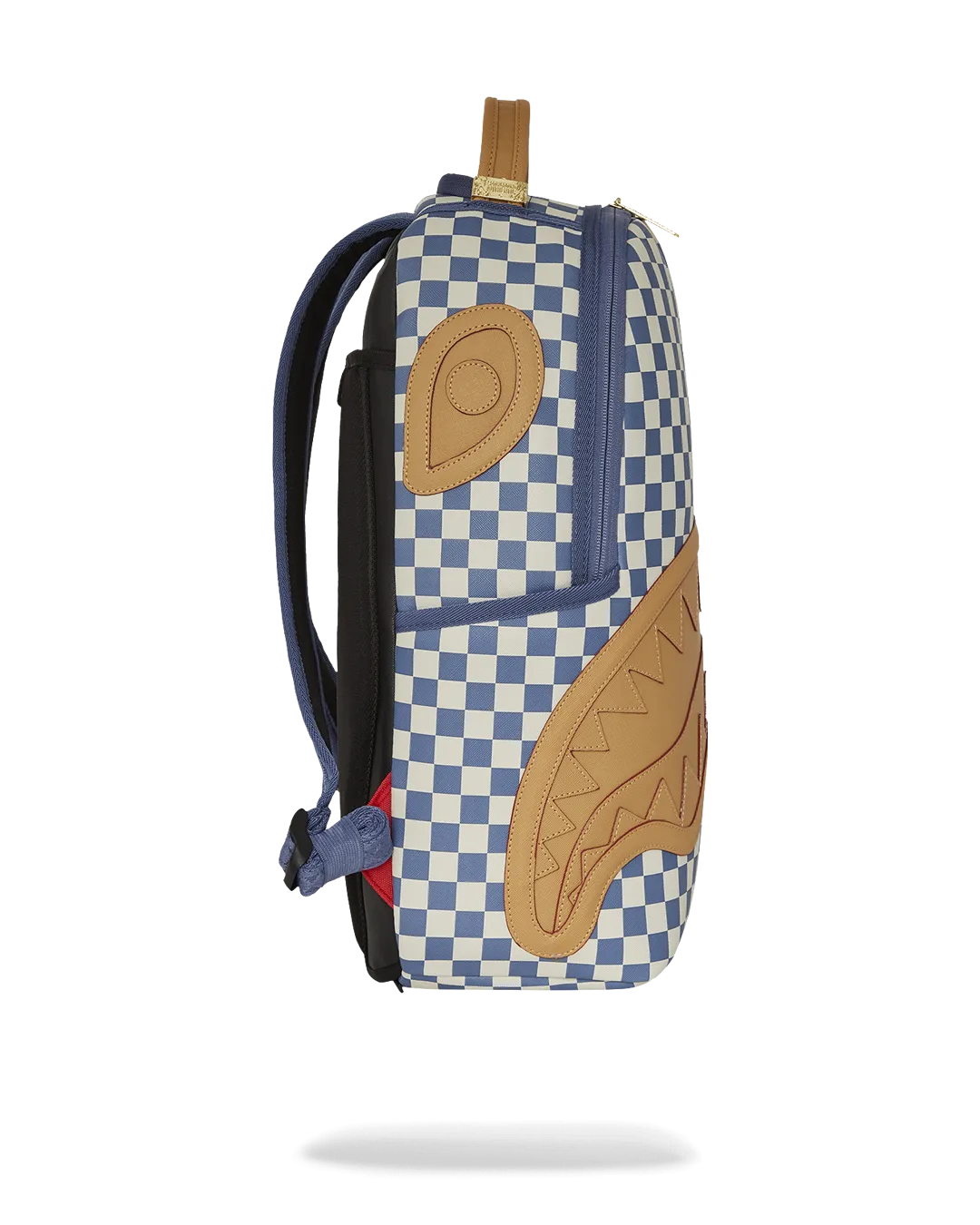 Sprayground Letter Checkers Backpack - Blue / Cream
