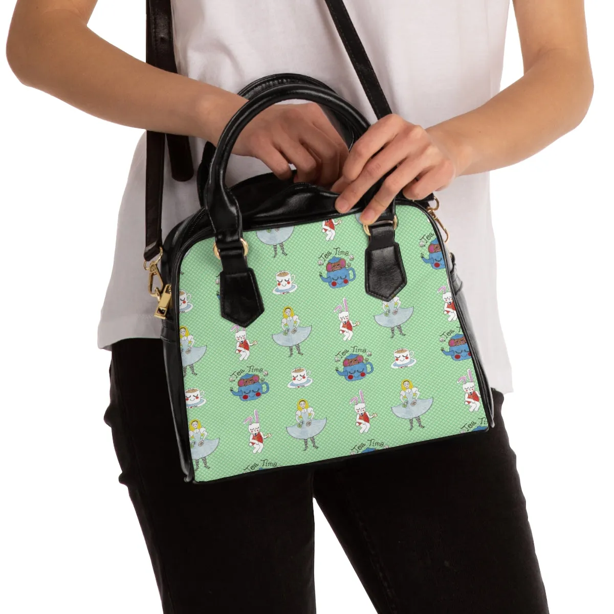 Tea Party Shoulder Handbag