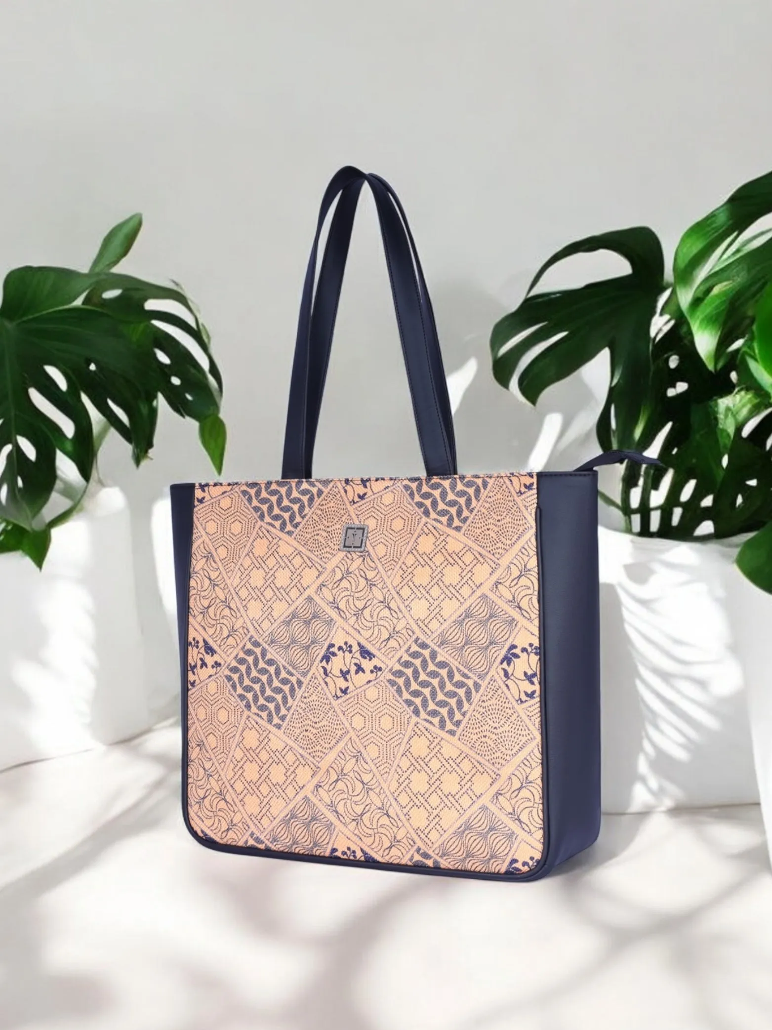 Texas Mirage Designer Big Tote Bag | Stylish & Functional Handcrafted Shoulder Bag for Mothers & Office Use | made from Jute