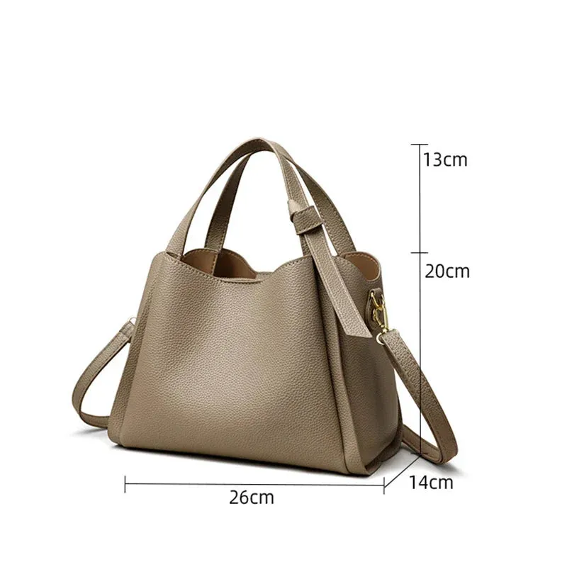 Utility Faux Leather Tote Bag Perfect for Work and Leisure