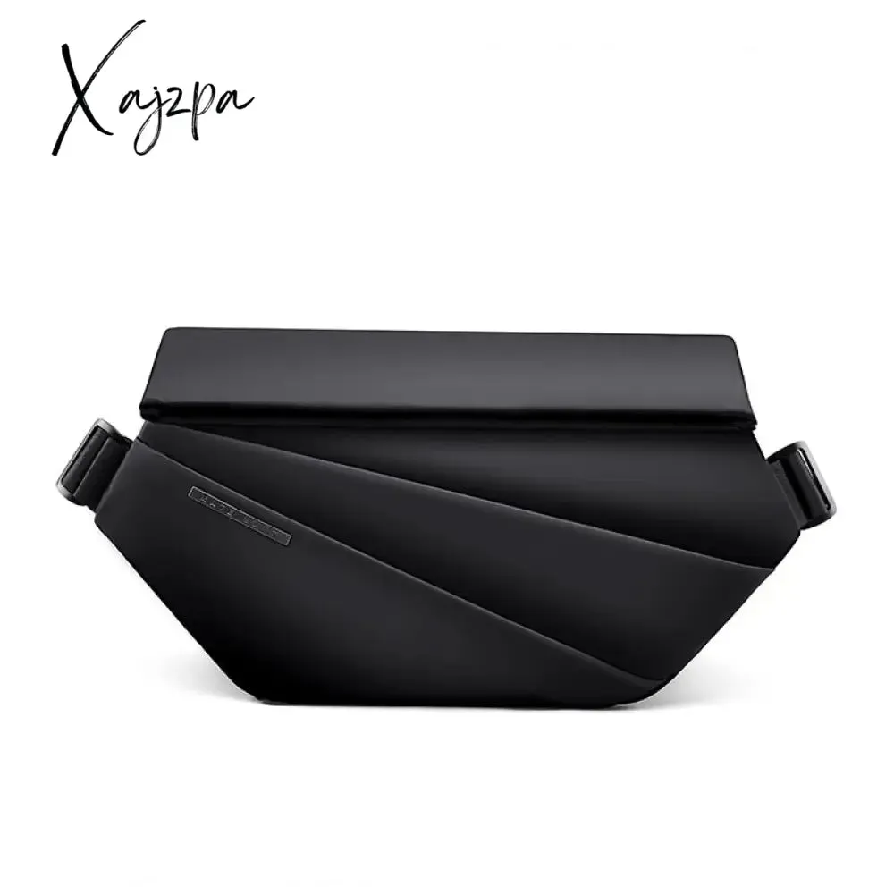 Xajzpa - Men's Crossbody Bag Commuter Fashion Hot Sale Oxford Waterproof Simple Black Multifunction Male's Shoulder Bag For Youth